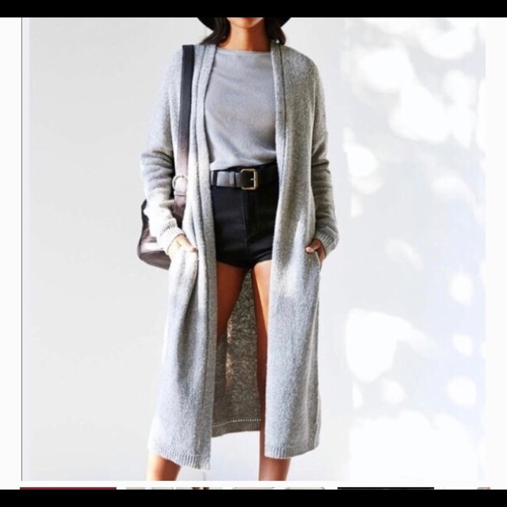 Free people long cardigan sz xs